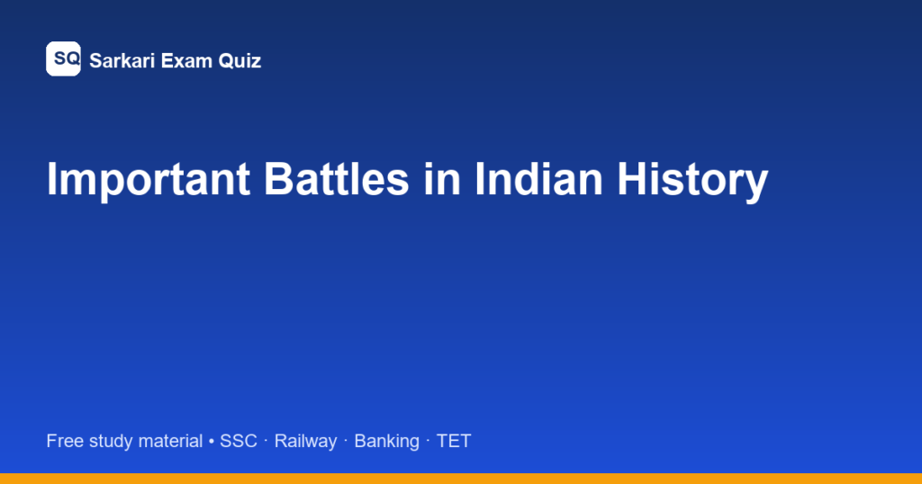 important battles in indian history featured image