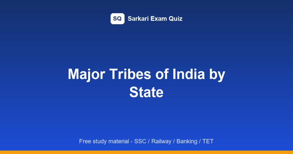 tribes of india state wise featured image